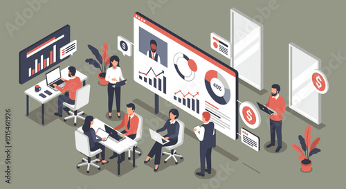 A serene minimalist office scene evokes calmness and focus, perfect for productivity and professional settings.