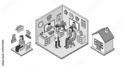 A calm scene of a woman sitting on a bench, reflecting on herself in a mirror, ideal for self-discovery content.