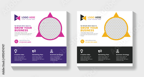 Professional Business Flyer Template ,Print Ready , Marketing Agency Social Media Post Template, Agency Social Media Post Template, Social Media Post Template , Facebook Post, ,LinkedIn Post