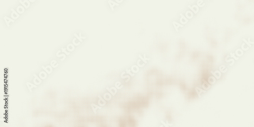 Minimalist abstract background featuring a soft beige and cream color palette with a halftone dot pattern forming smooth flowing waves.