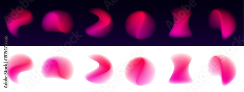 Abstract holographic gradient orb with smooth mesh blending and radiant pastel highlights. vector
