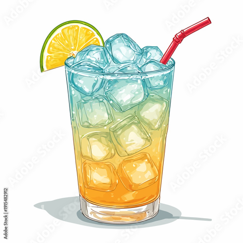 Special Soda Drink With Ice Very Cool