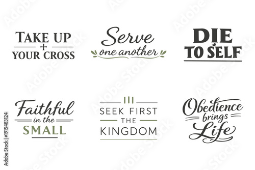 Inspirational christian quotes on faith and service