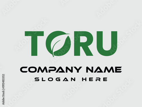Letter TORU vector logo,Bull logo.