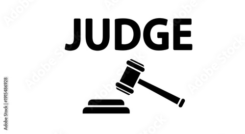 Judge Gavel and Sounding Block Symbolizing Justice.