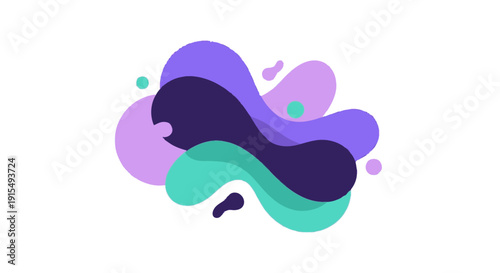 Colorful abstract design on various supplement packaging.