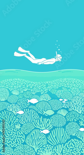 Serene Underwater Exploration Discovering Vibrant Coral Reefs And Marine Life