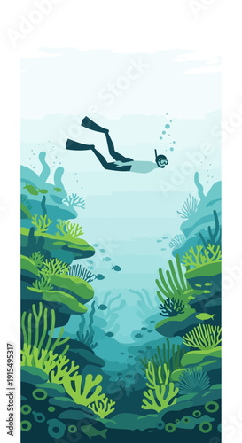 Serene Underwater Exploration Discovering Vibrant Coral Reefs And Marine Life