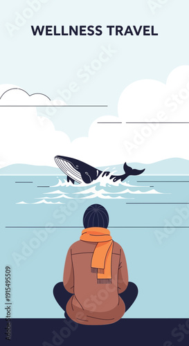 Serene Whale Watching Journey Embracing Tranquil Nature's Grandeur