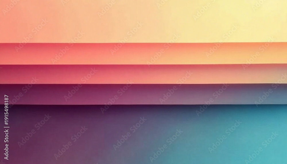 Obraz premium Abstract colorful horizontal stripes gradient background
