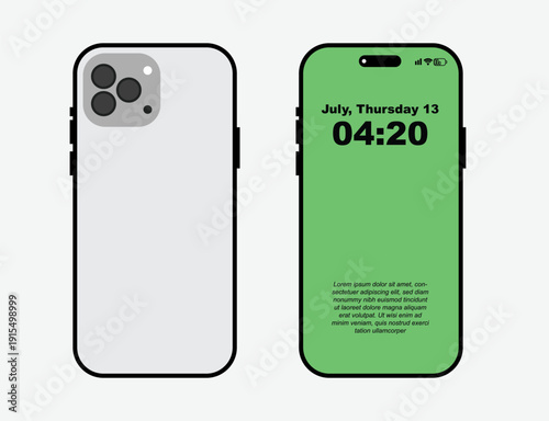 Smartphone Screen UI Minimal Display Pack