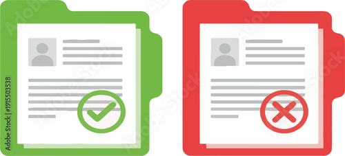 Comparison of Approved and Rejected Documents