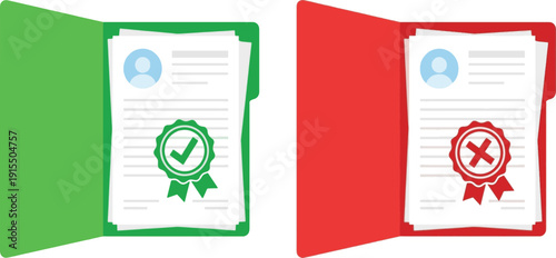 Comparison of Approved and Rejected Documents