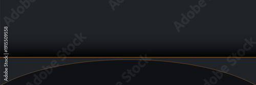 MobileLuxury abstract background with golden lines on dark, modern black backdrop concept 3d style.