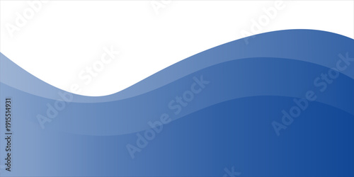 Two-tone blue wavy background material