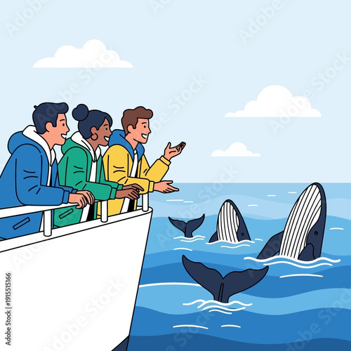 Whale Watching Excursion Group Experiences Marine Mammal Observation Adventure