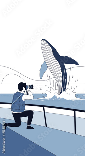 Wildlife Photographer Captures Majestic Whale Breach Moment