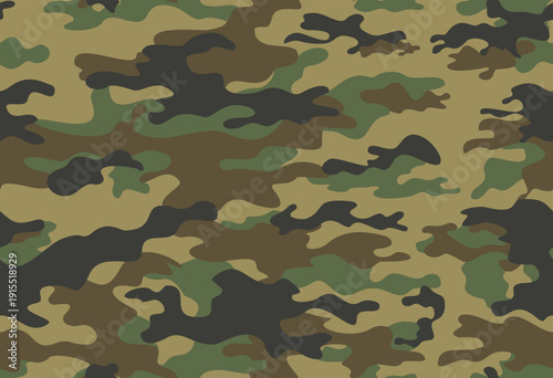 Foto Camouflage army pattern, forest hunting background, seamless vector design for
