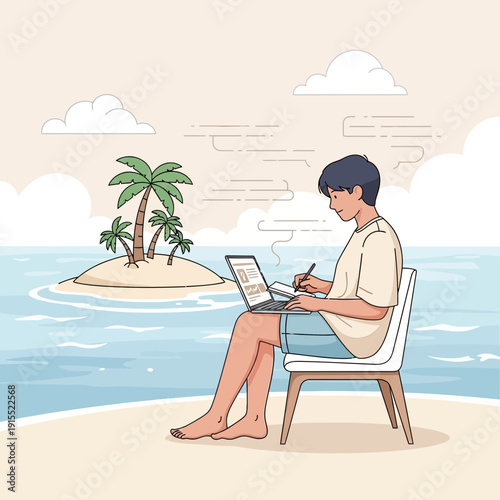 Working Remotely From A Tropical Island Paradise