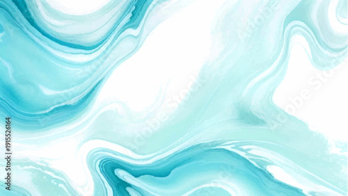 Vector Abstract blue and turquoise marble texture, creating a modern, fluid, and artistic background perfect for various design uses, evoking a sense of elegance, luxury, and tranquility