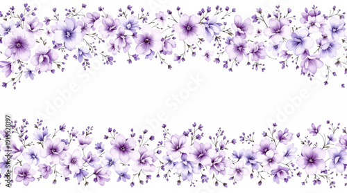 Pastel Garden Bloom Watercolor Background with Subtle Texture