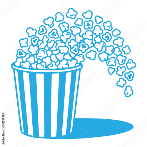 Popcorn Bucket Overflowing