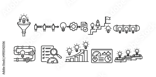 Transportation solid icon set. Vehicles, cars, bikes, and transit in solid style