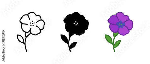 Floral designs: minimalist, silhouette, and colorful styles for creative projects