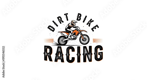 Dirt Bike Racing Logo Design.