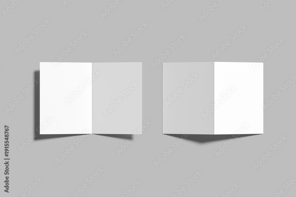 Fototapeta premium Bifold Brochure Blank Mockup