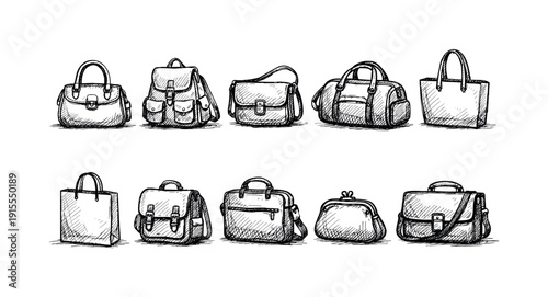 Communication, technology outline icon set: phone, email, network, social media icons