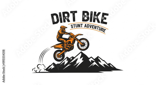 Dirt Bike Rider Stunt Mountain.
