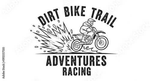 Dirt Bike Trail Adventures Racing Logo.
