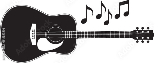 
Acoustic Guitar Silhouette 