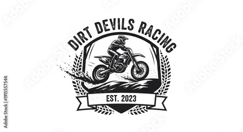 Dirt Devils Racing Motorcycle Logo.