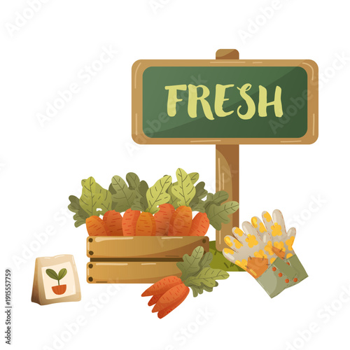 Farm market and autumn harvest composition with vegetables, jam and scales