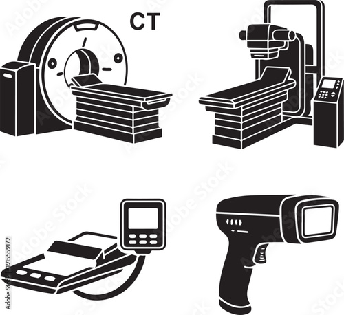 Medical imaging devices silhouette