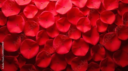 Red Flower Petal Background