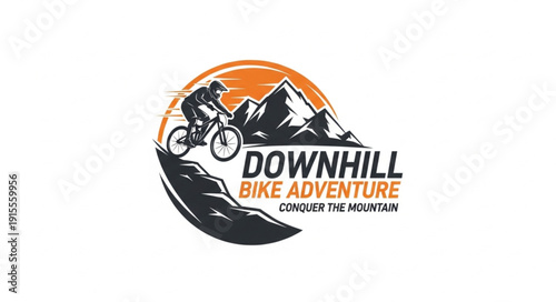 Downhill Mountain Bike Adventure Logo.