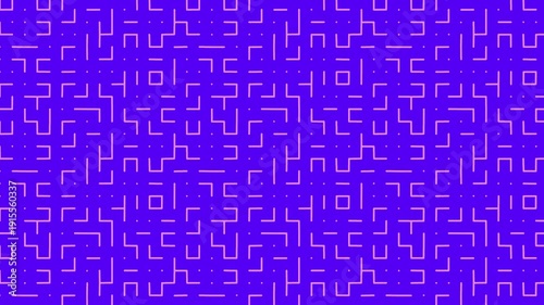 Seamless maze pink on purple blue labyrinth loop