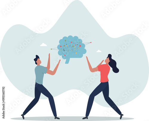 Neuropsychology study for brain cognition and behavior.person's life situation and his activities.