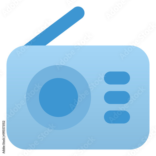radio icon vector illustration