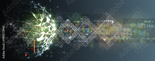 Ukrainian DNA technology circuit background advances genomic research frontiers