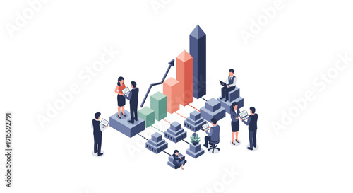 A joyful group of professionals celebrating success, perfect for motivational content in marketing materials.