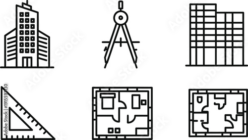 Air Purification HVA and Intelligent Climate Control Icons