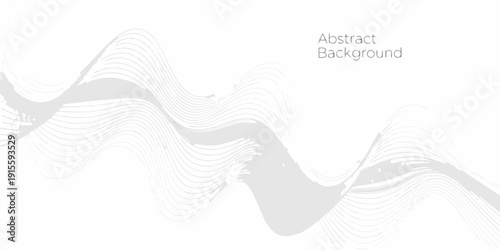Abstract gray wave lines forming a dynamic background pattern