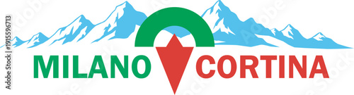 Milano to cortina travel route with scenic mountain backdrop