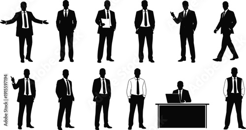 Black bear silhouette walking animation set, grizzly bear vector icons, wild animal engraving illustration, nature wildlife forest design elements, white background