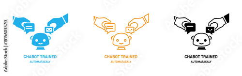 Chatbot training illustration