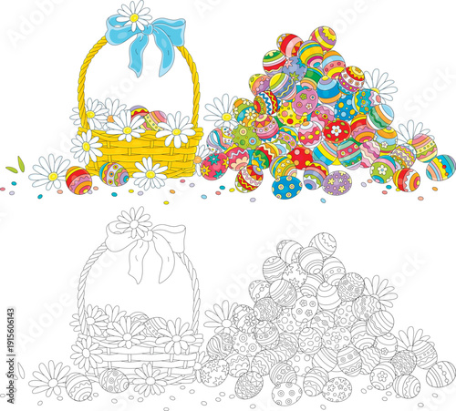 Collection of decorated Eas...